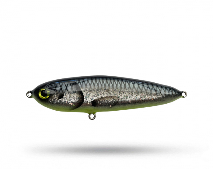 Xet Lures Little Bastard - Silver Streamer i gruppen Fiskedrag / Jerkbaits hos Örebro Fiske & Outdoor AB (Xet Little B - Silver St)